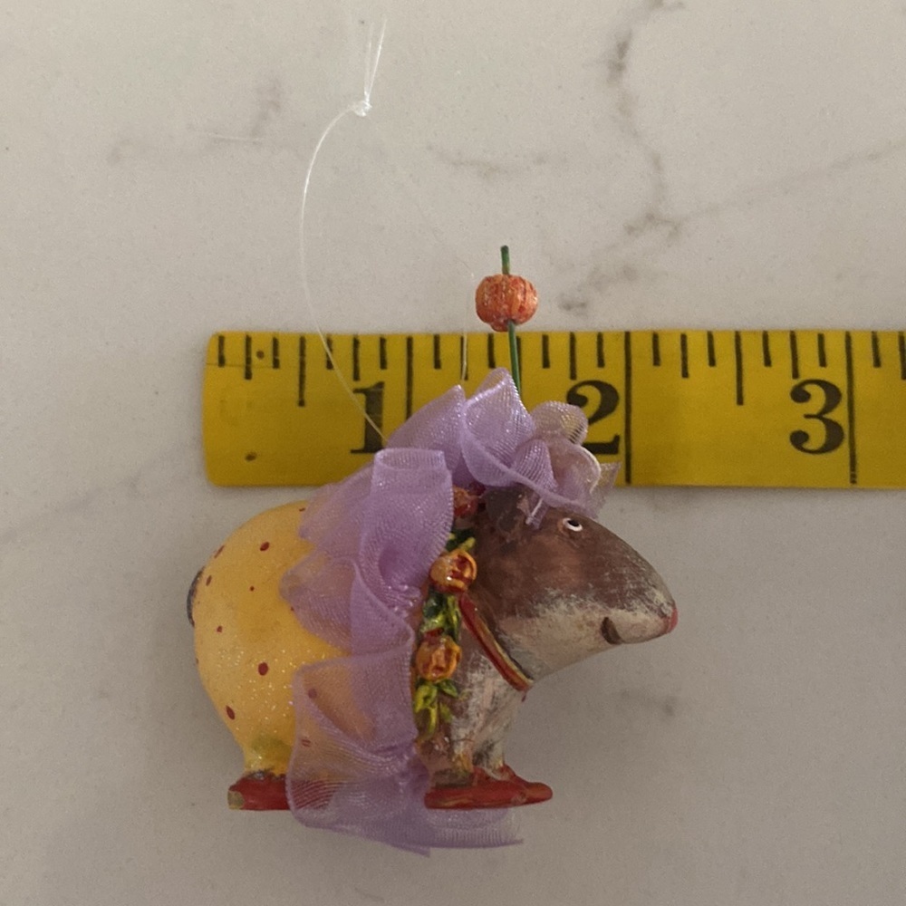 Vintage Patience Brewster Krinkles Dept 56 Mini Spooky Pet Ornament Halloween - Picture 12 of 12